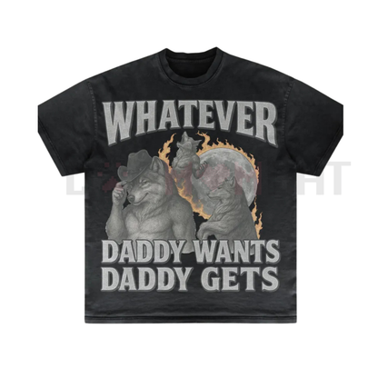 Edgy Viral Slogan T-Shirt – Unisex Dark Humor Werewolf Meme Cringe Apparel