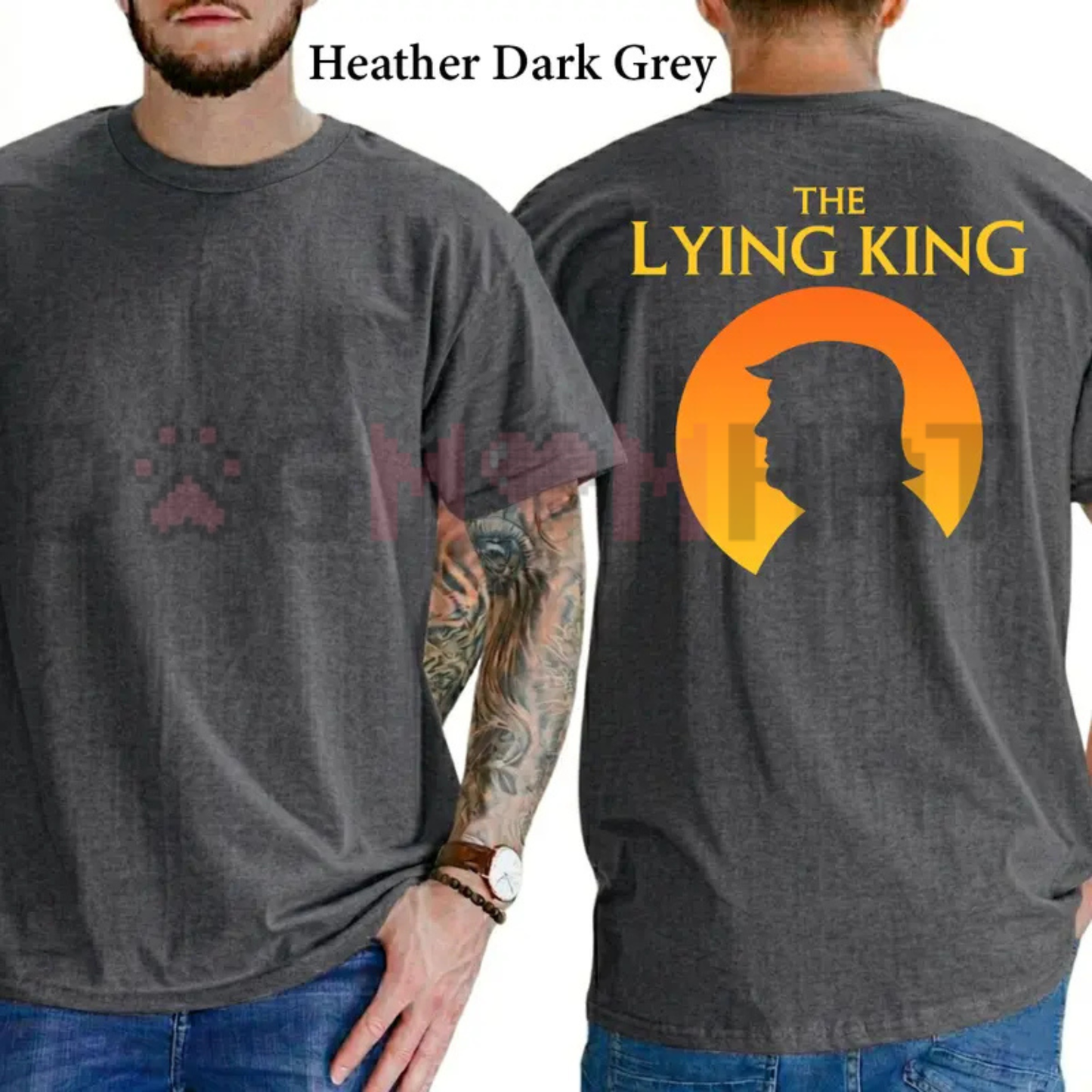 Savannah Parody Humor Graphic Tee - The Lying King Sarcastic Pure Cotton Unisex T-Shirt