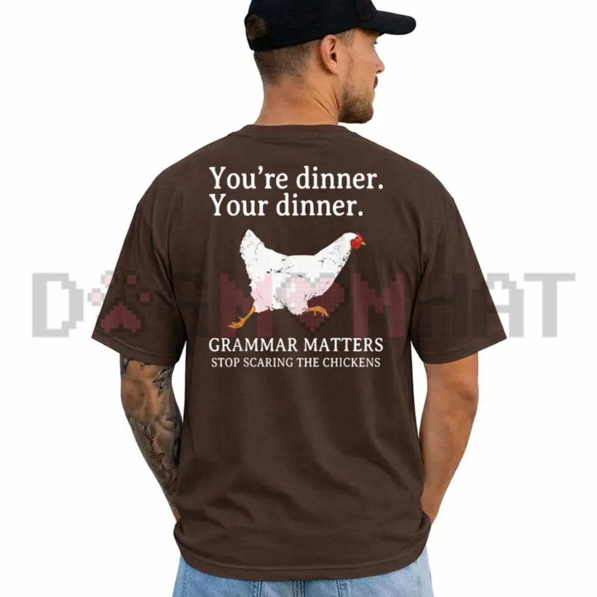 You're Dinner Funny Graphic Tee - Soft Cotton Unisex Short Sleeve T-Shirt