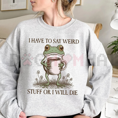 Funny Frog Sweatshirt