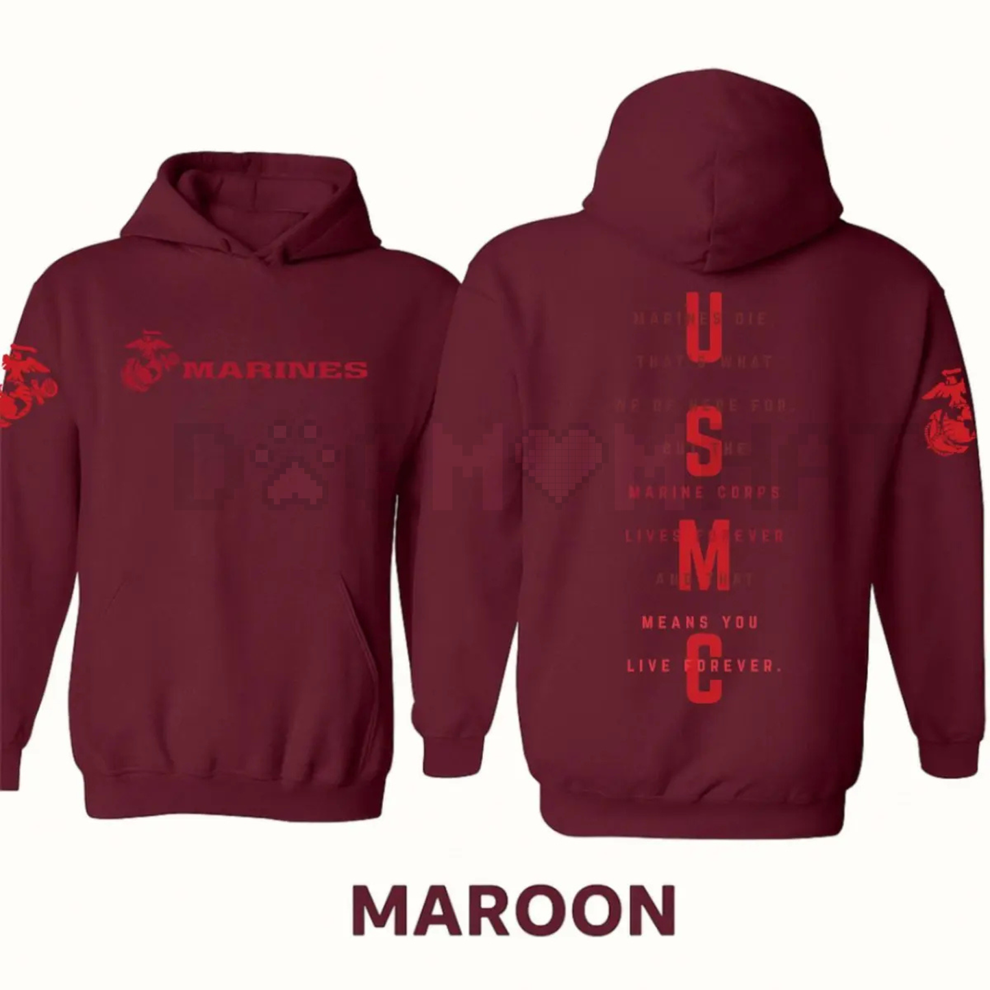 USMC Semper Fi Tactical Pullover Hoodie