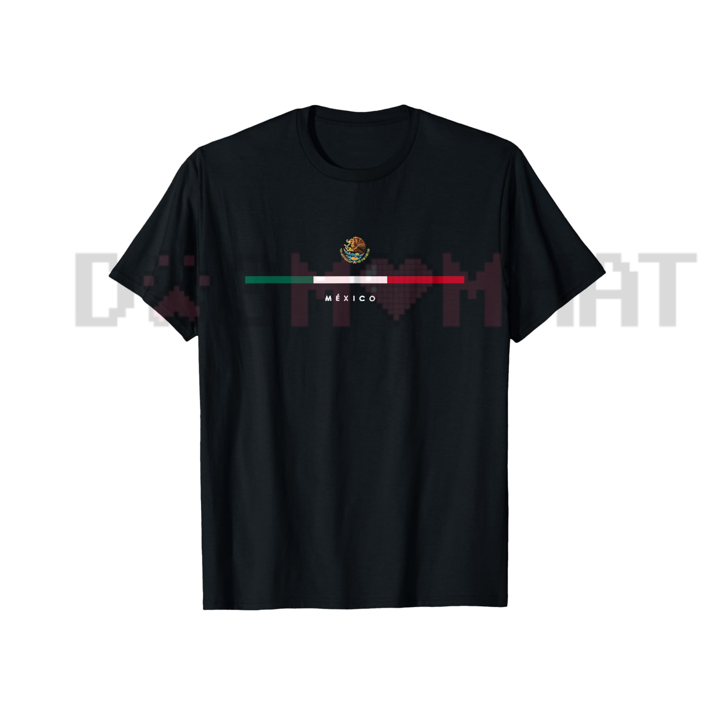 Vintage Mexican Flag Graphic Tee - Unisex Streetwear Cotton T-Shirt