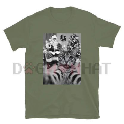 Claws and Claus Unisex T-Shirt – Funny Holiday Pun & Edgy Christmas Graphic Tee