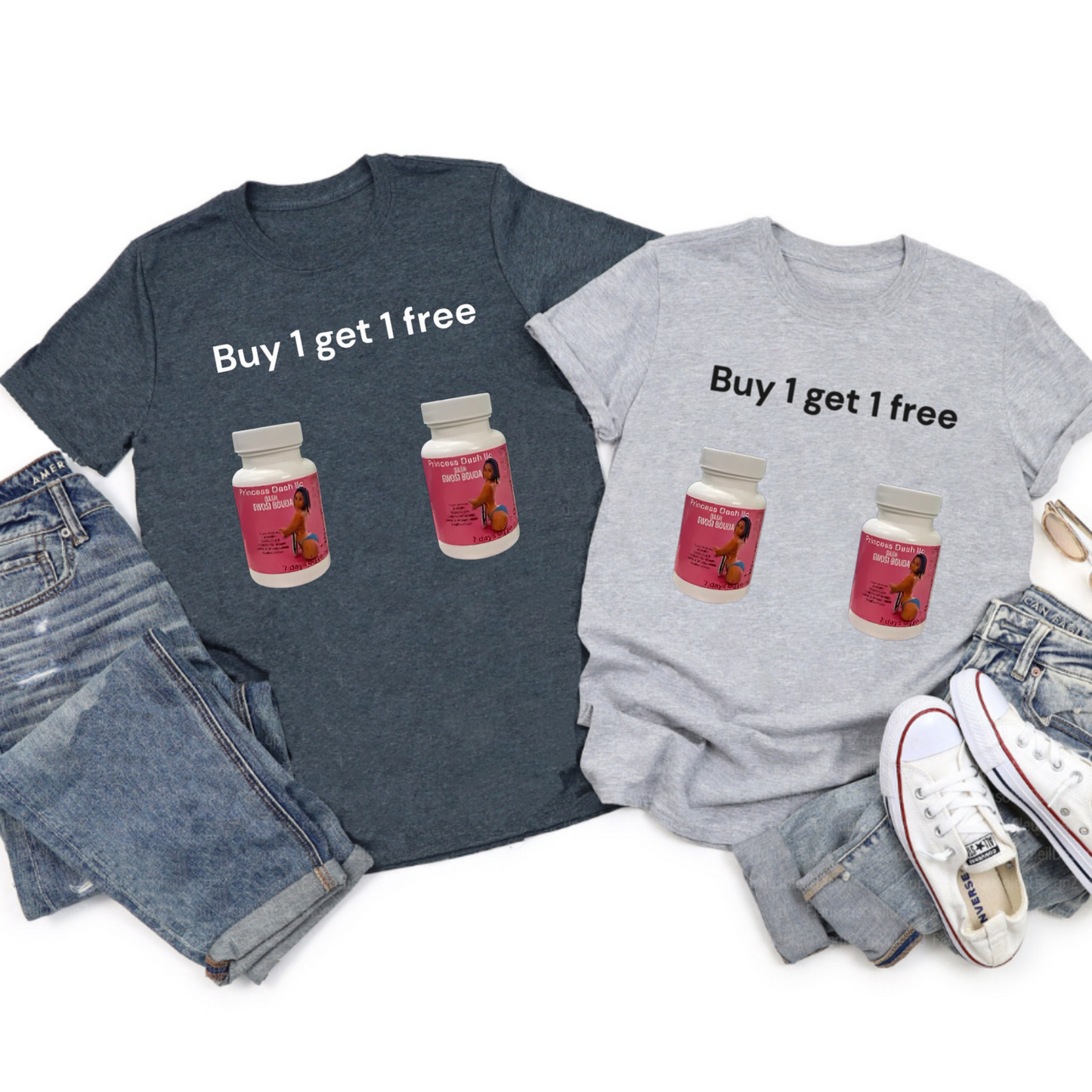 "Bel Bouda Anform" Women's T-Shirt – BOGO Free Black Tee, Empowering Graphic Design, Unique & Stylish Top