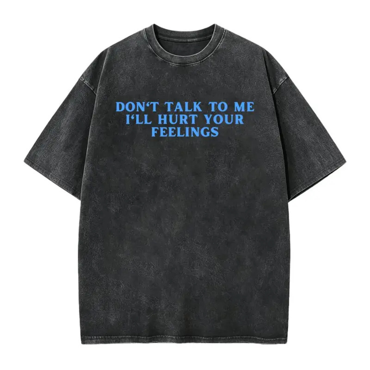 Festive Friction Tee – "Don't Talk To Me I'll Hurt Your Feelings" Social Boundary Humor Graphic T-Shirt