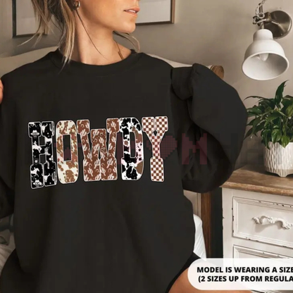 "Howdy Yee Haw" Western Sweatshirt