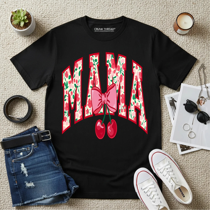 "MAMA" Bold Print T-Shirt – Modern Minimalist Motherhood Tee