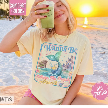 Mermaid Comfort Colors® Shirt – Trendy Women’s Summer Graphic Tee