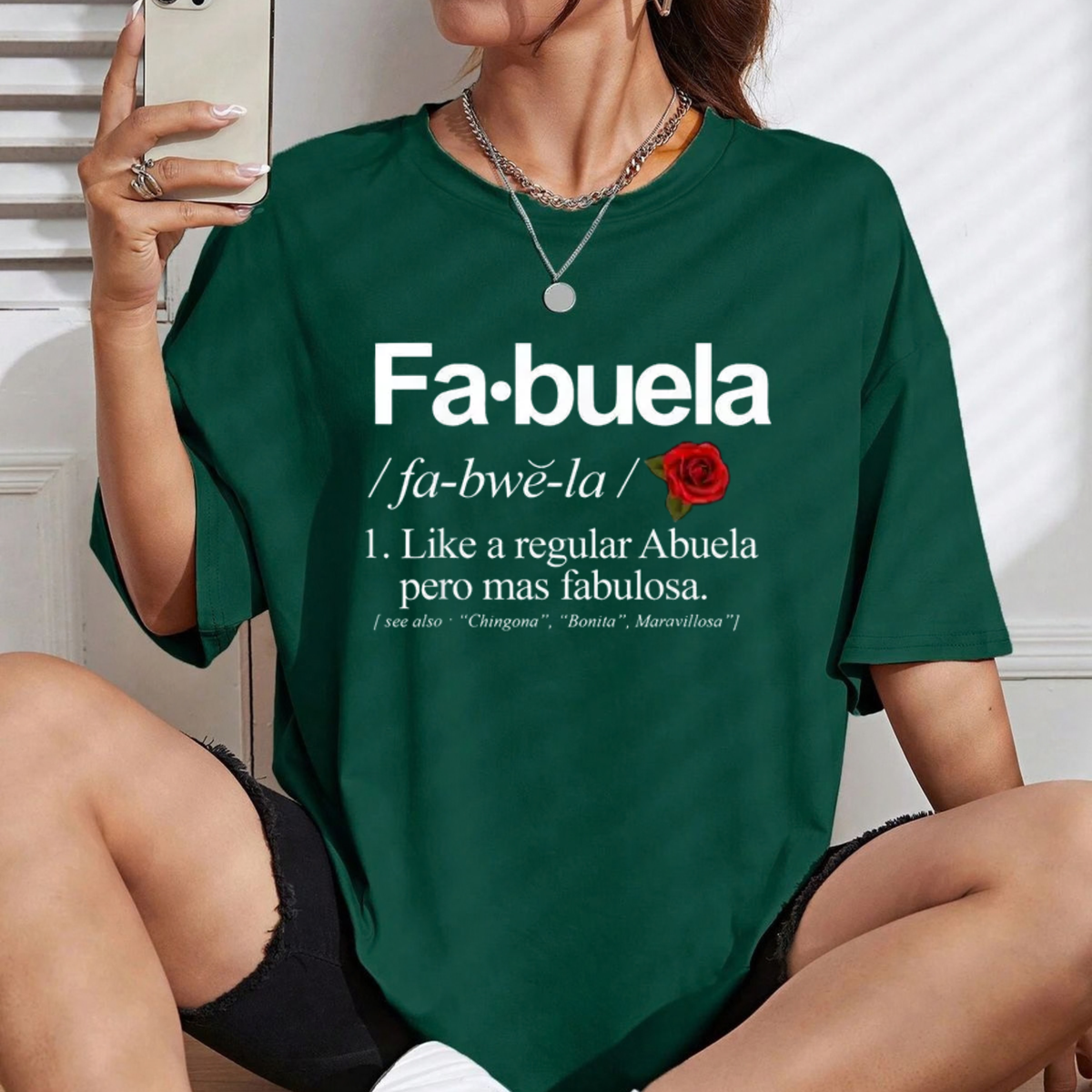 Fabuela Definition Funny Graphic T-Shirt