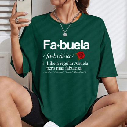 Fabuela Definition Funny Graphic T-Shirt