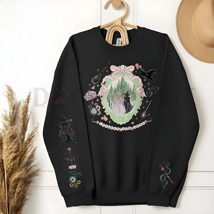 Enchanted Emerald Friendship Sweatshirt – Magical Best Friend Matching Crewneck