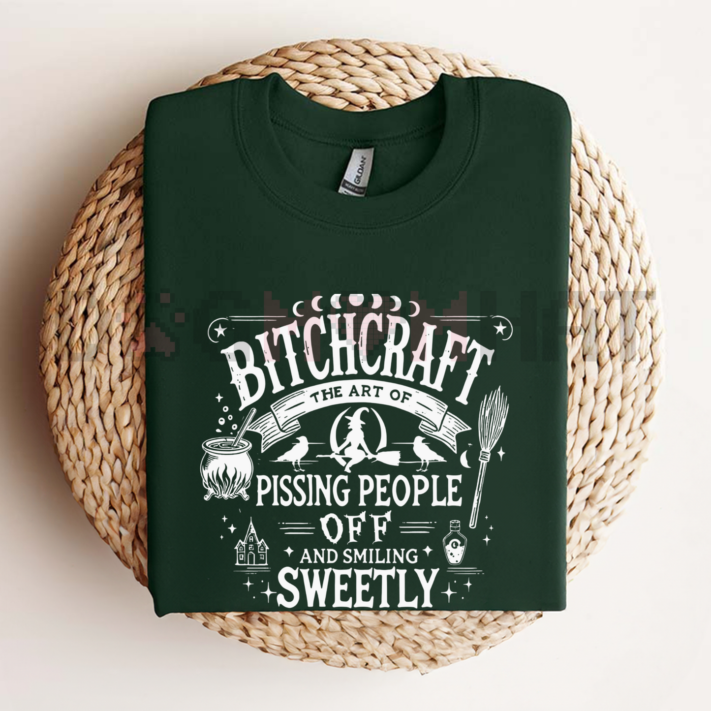 Bitchcraft Adult Humor Halloween Shirt – Casual Softstyle Unisex T-Shirt