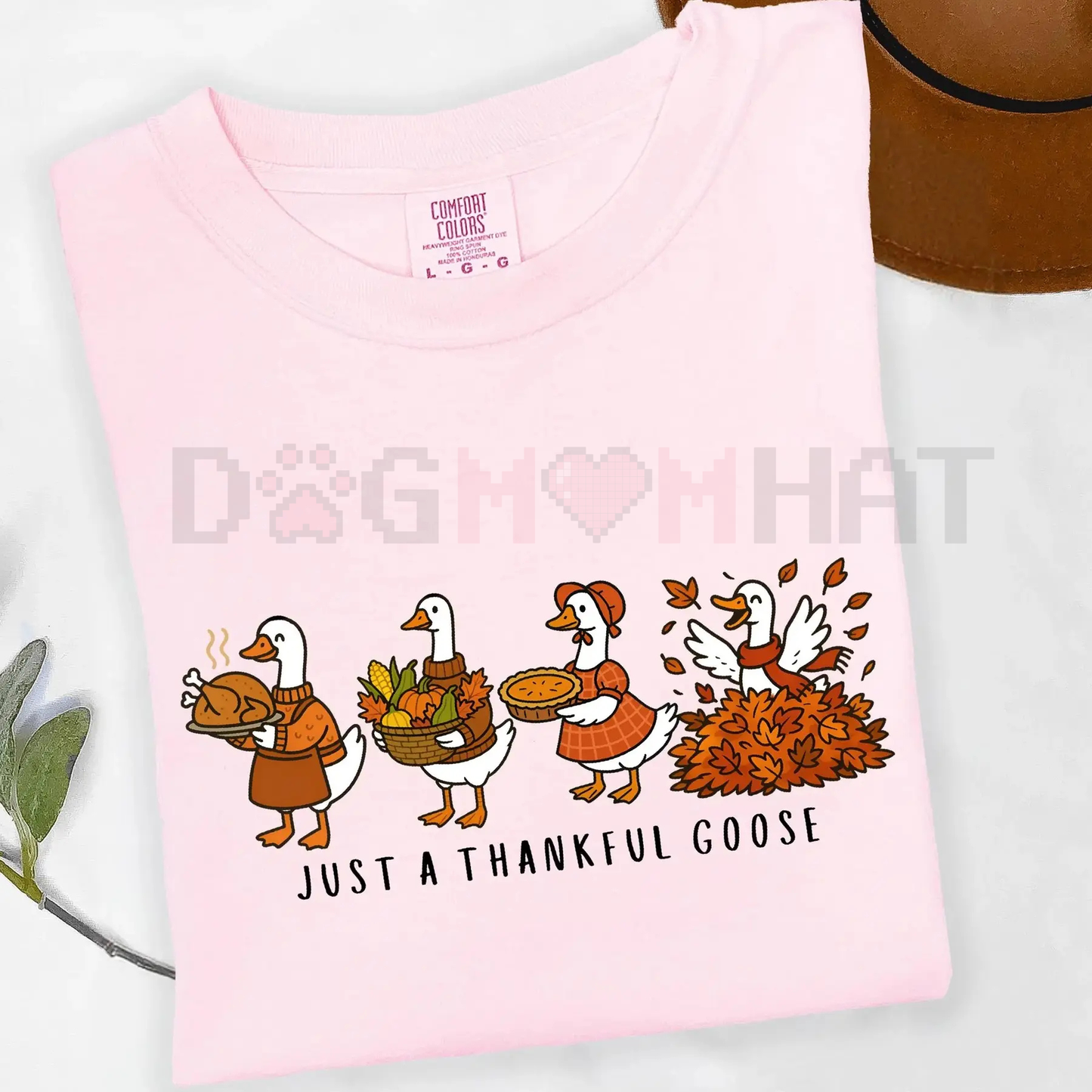 'Silly Goose Thankful' Comfort Colors® Tee – Funny Goose Thanksgiving Shirt
