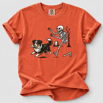 Dog Breeds Halloween Skeleton Tee - Spooky Dog Lover Shirt