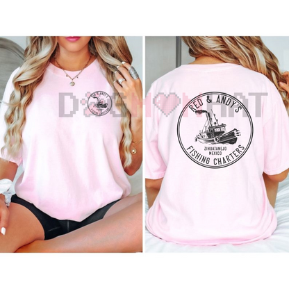 Andy & Red's Boat Repair T-Shirt – Shawshank Redemption Movie Graphic, Zihuatanejo Mexico Tee
