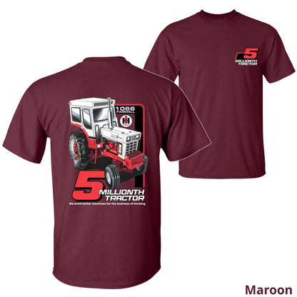 5 Millionth Tractor Farmall 1066 T-Shirt – Vintage Agriculture Shirt -Dogmomhat