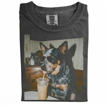 Vintage 90s "Dog Breeds Available" Iced Coffee T-Shirt