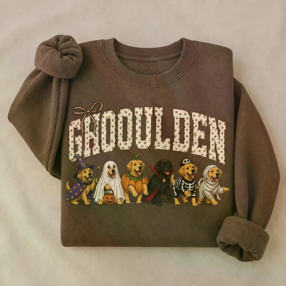 Halloween Dog Breeds Sweatshirt – Cozy Autumn Dog Mom Spooky Season Crewneck