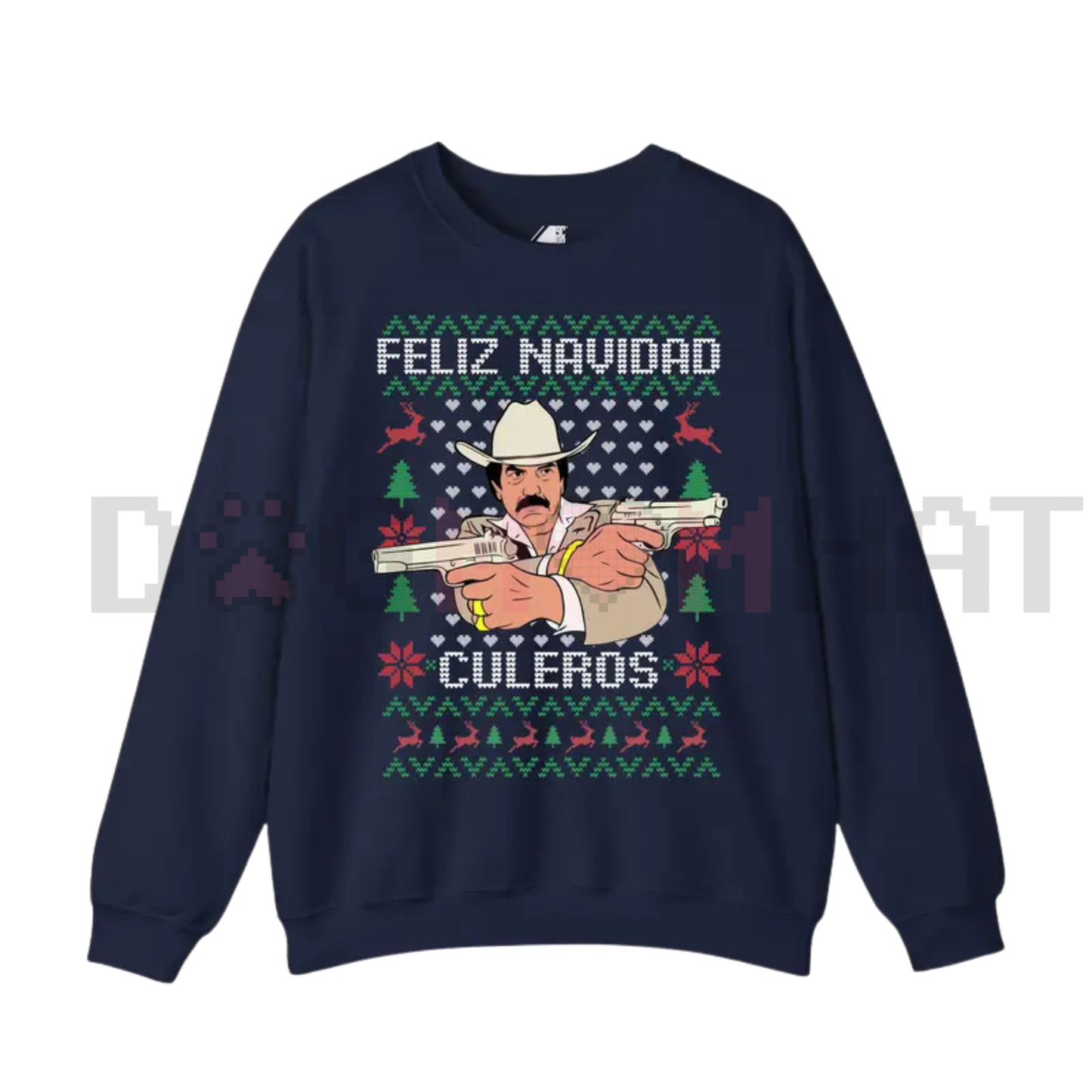 Beto El Mero León del Corrido Quintanilla Ugly Christmas Sweater