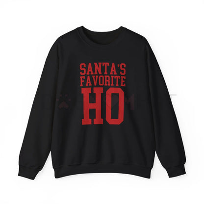 Edgy 'Santa's Favorite Ho' Viral Christmas Crewneck