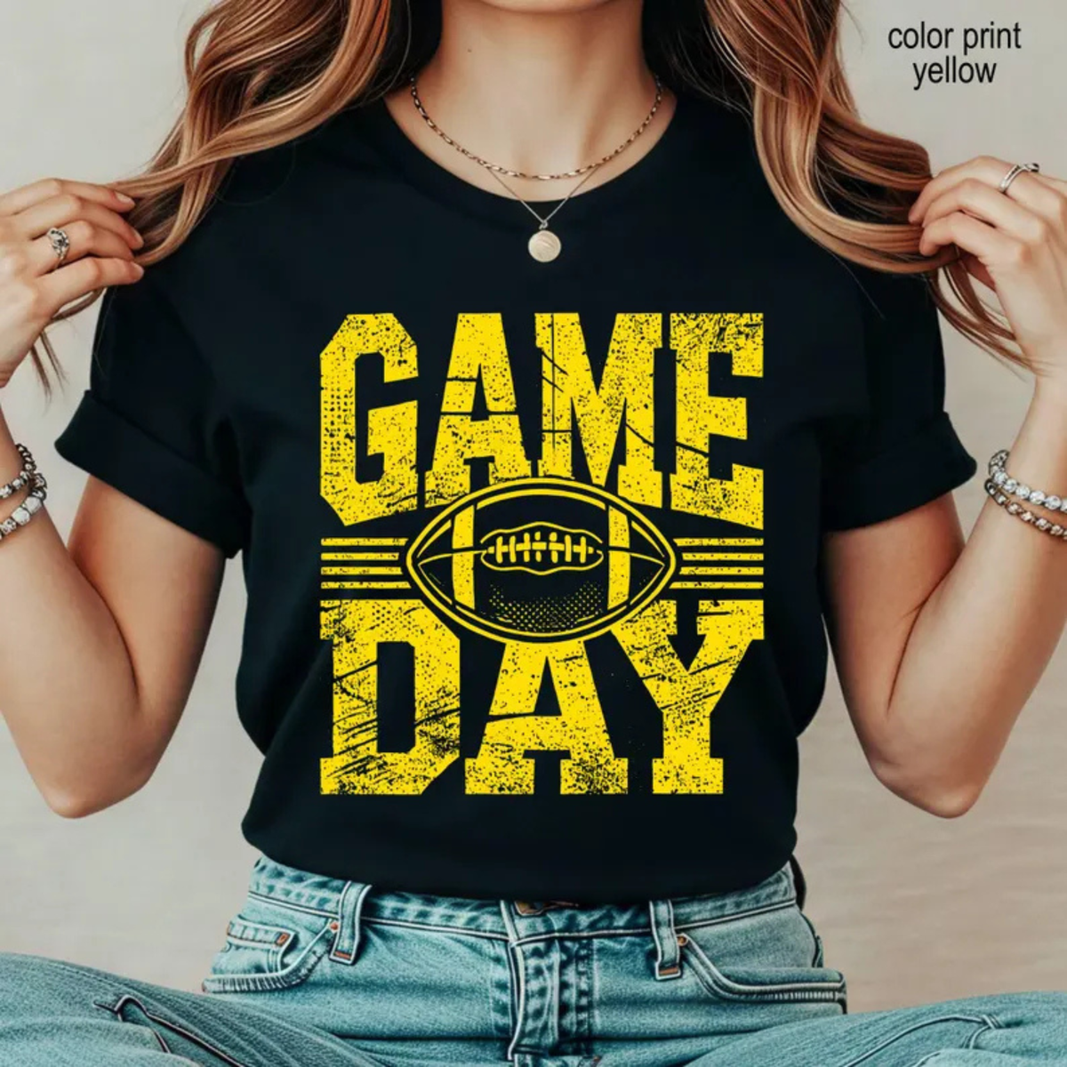 Football Season Game Day T-Shirt - Trendy Football Mom & Fall Sports Tee