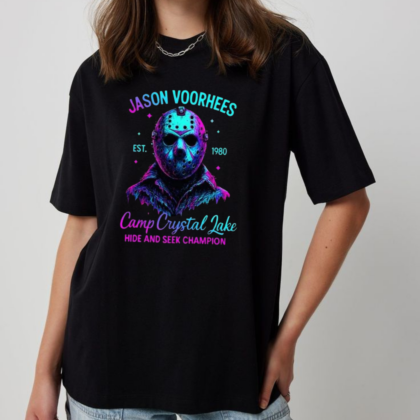 Horror Characters T-Shirt – Retro Halloween Shirt