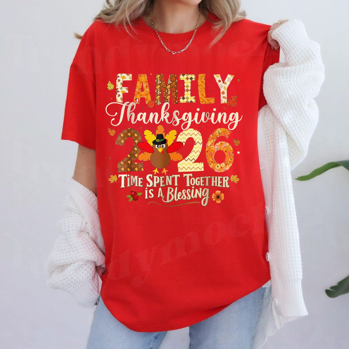 Festive Friction Tee – Family Thanksgiving 2026 Thanksgiving Crew Matching Graphic T-Shirt