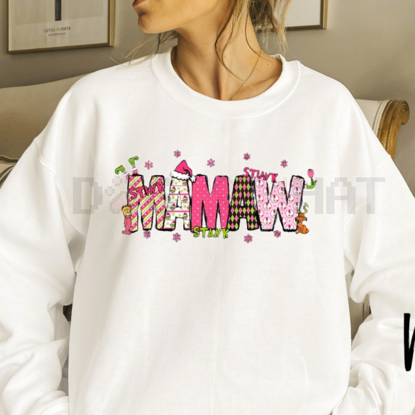 Custom Grandma Christmas 2025 Photo Jumper – Personalized Matching Family Christmas Sweatshirt