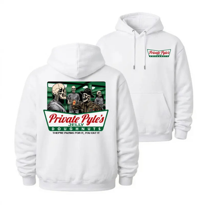 Parke Horizon Hoodie – Private Pyle's Jelly Doughnuts Full Metal Jacket Graphic Pullover