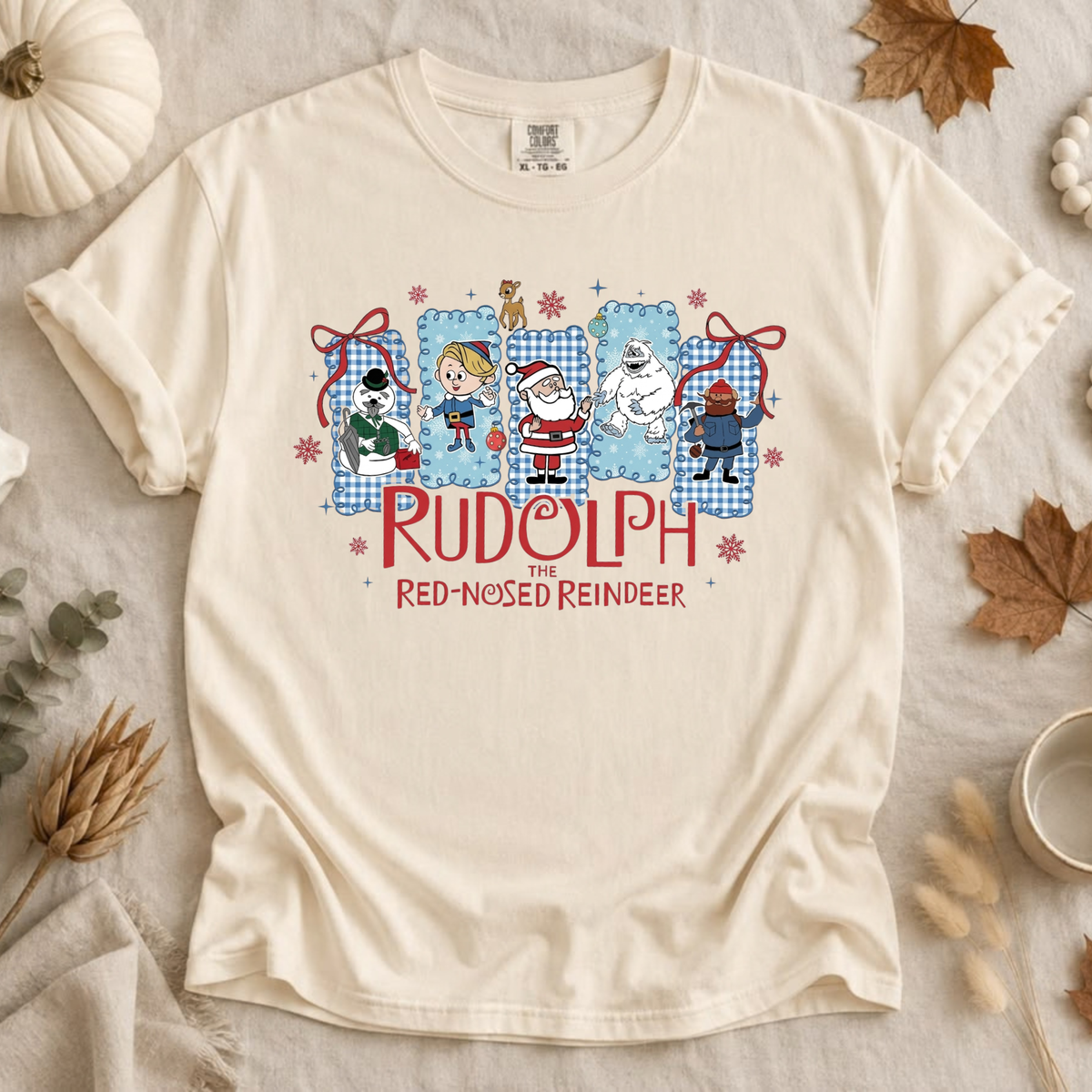 Comfort Colors Rudolph The Red-Nosed Reindeer Christmas T-Shirt