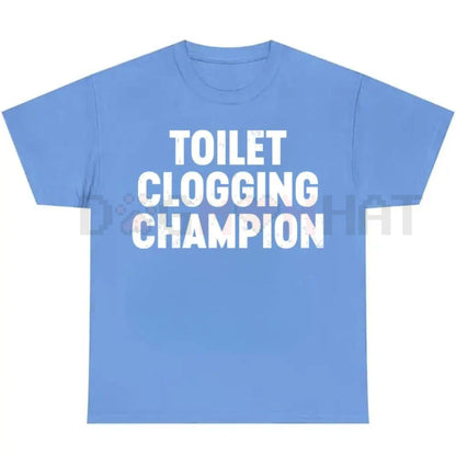 Toilet Champion Gag Gift Graphic T-Shirt