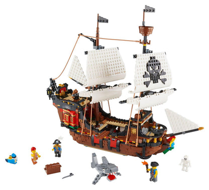 LEGO Creator 3in1 Pirate Ship 31109 Toy Building Kit (1,260 Pieces)