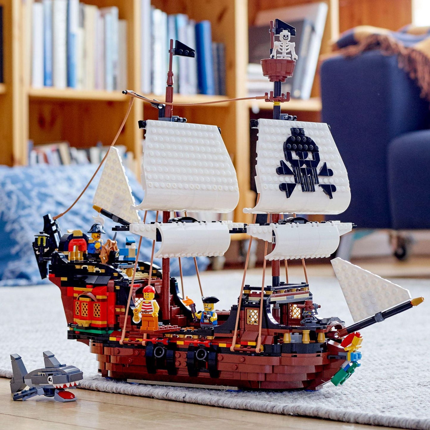 LEGO Creator 3in1 Pirate Ship 31109 Toy Building Kit (1,260 Pieces)