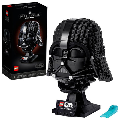 LEGO Star Wars Darth Vader Helmet Set, Mask Model Kit for Adults to Build and Display, Collectible Star Wars Gift Idea, 75304