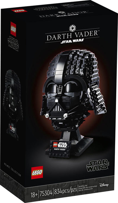 LEGO Star Wars Darth Vader Helmet Set, Mask Model Kit for Adults to Build and Display, Collectible Star Wars Gift Idea, 75304