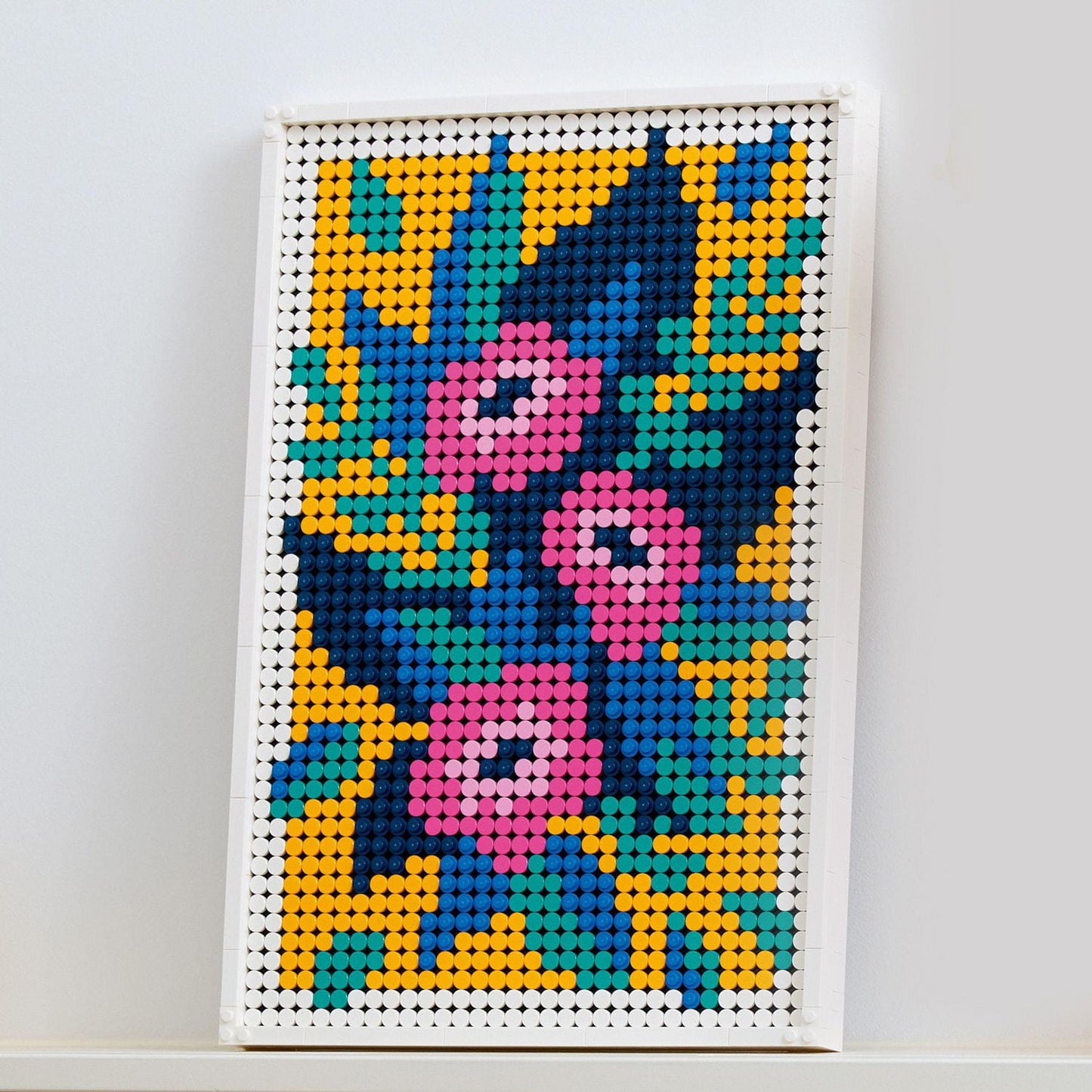 LEGO ART Floral Art 31207, 3in1 Flowers Wall Decoration Set, Arts and Crafts for Adults, Creative Activity, DIY Botanical Home Decor, Gift Idea