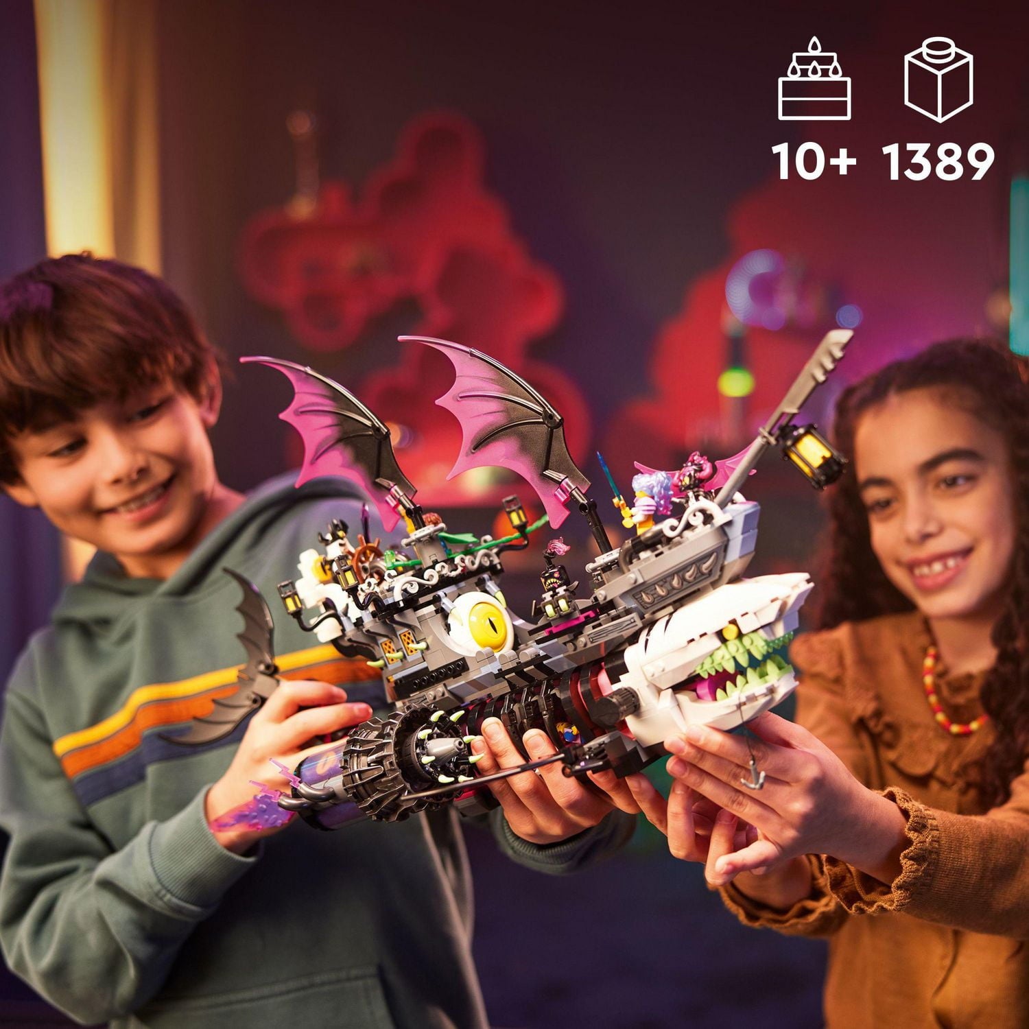 LEGO DREAMZzz Nightmare Shark Ship 71469 Building Toy Set, Pirate Ship and Monster Vehicle for Fans of the New LEGO DREAMZzz TV Show, Gift for Tweens and Kids Ages 10+