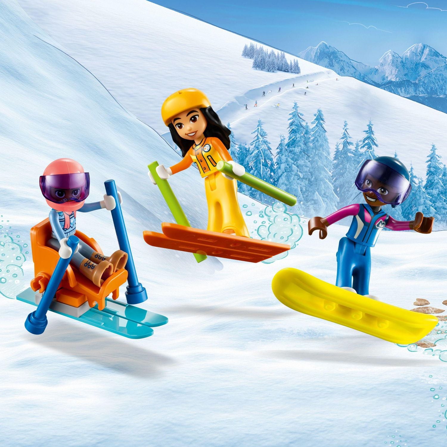 LEGO Friends Holiday Ski Slope and Café 41756 Building Toy Set, Creative Fun for Ages 9+ with 3 Mini-Dolls and Lots of Accessories, A Gift for Kids Who Love Snow Sports or Role playing, Includes 980 Pieces, Ages 9+