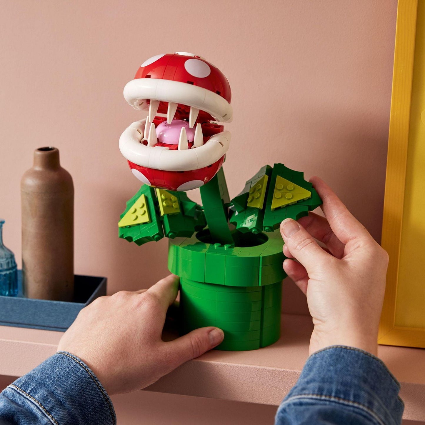 LEGO Super Mario Piranha Plant 71426, Build and Display Super Mario Brothers Toy for Adults and Teens, Authentically Detailed Posable Figure, Holiday or Birthday Gift for Gamers and Super Mario Fans