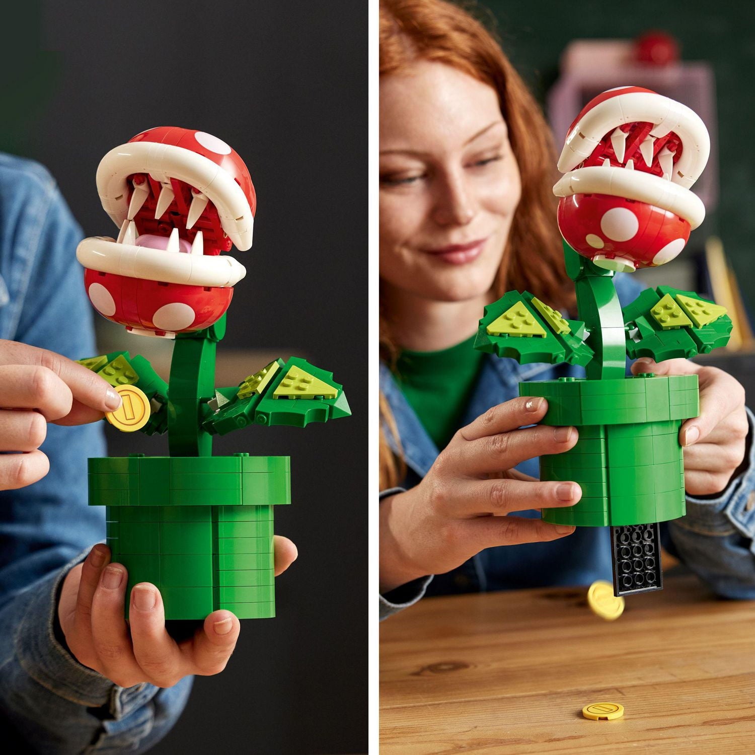 LEGO Super Mario Piranha Plant 71426, Build and Display Super Mario Brothers Toy for Adults and Teens, Authentically Detailed Posable Figure, Holiday or Birthday Gift for Gamers and Super Mario Fans