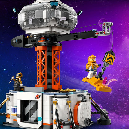 LEGO City Space Base and Rocket Launchpad, Planet Exploration Toy, Building Kit for Creative Role Play, Rocket Ship Toy for Kids Ages 8 Plus, 6 Minifigures, Robot and 2 Alien Action Figures, 60434