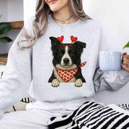 Custom Valentine's Dog Mom Sweatshirt
