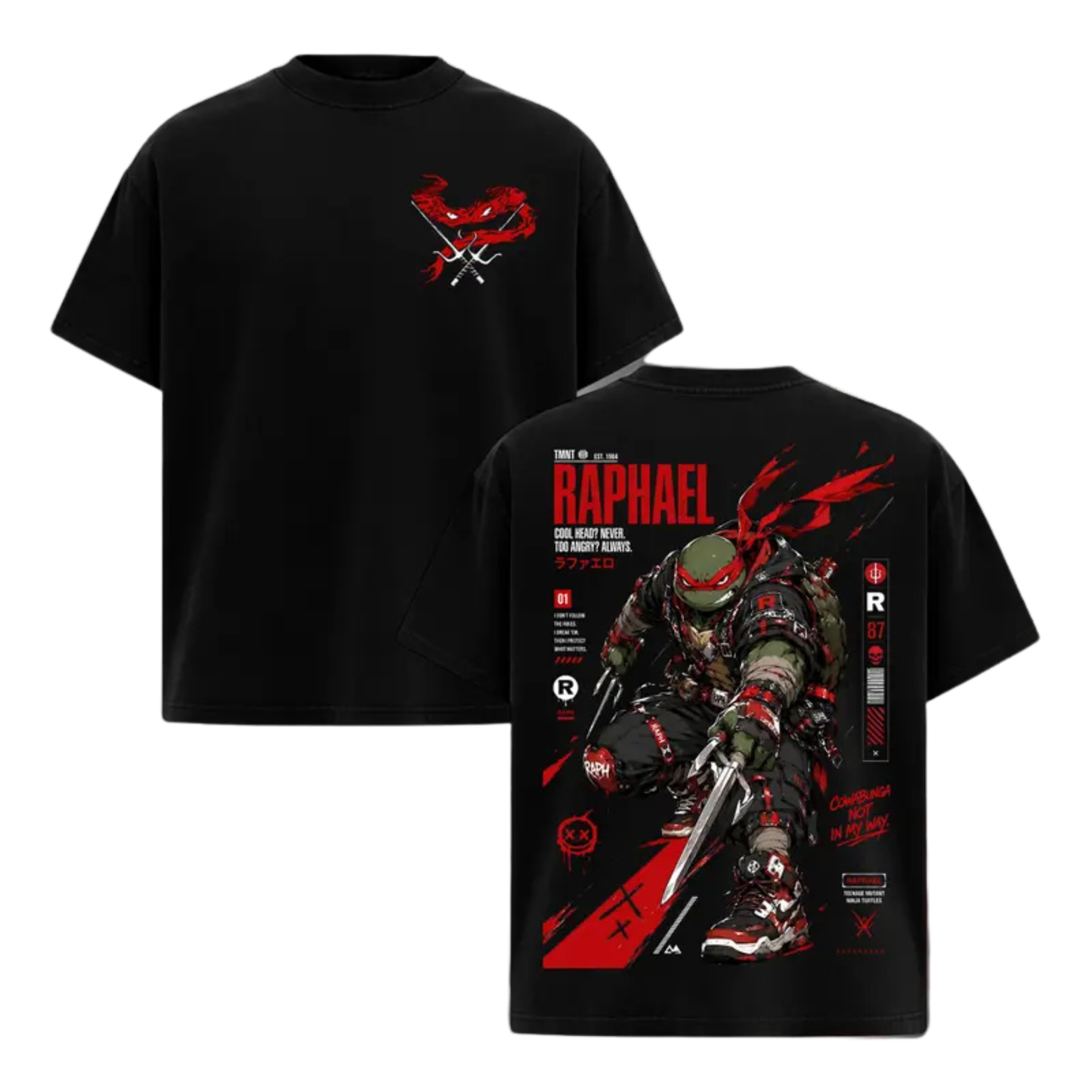 Teenage Mutant Ninja Turtles Street Vibe Graphic Tee - Retro TMNT Streetwear