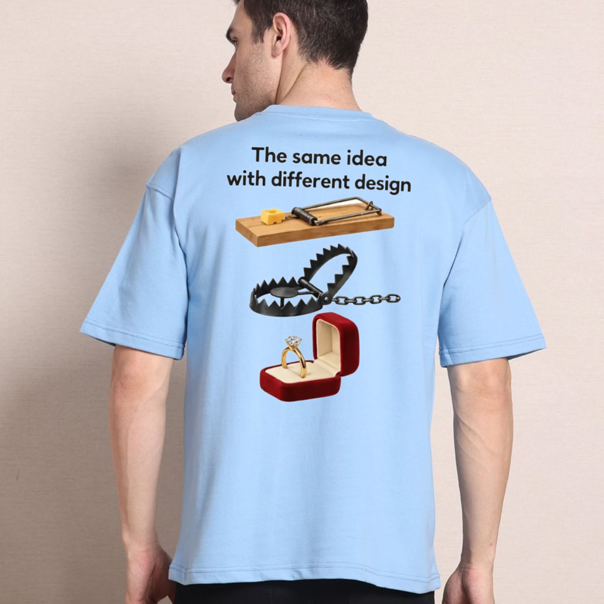 Parke Horizon Tee – "Same Idea Different Design" Funny Creative Humor Graphic T-Shirt