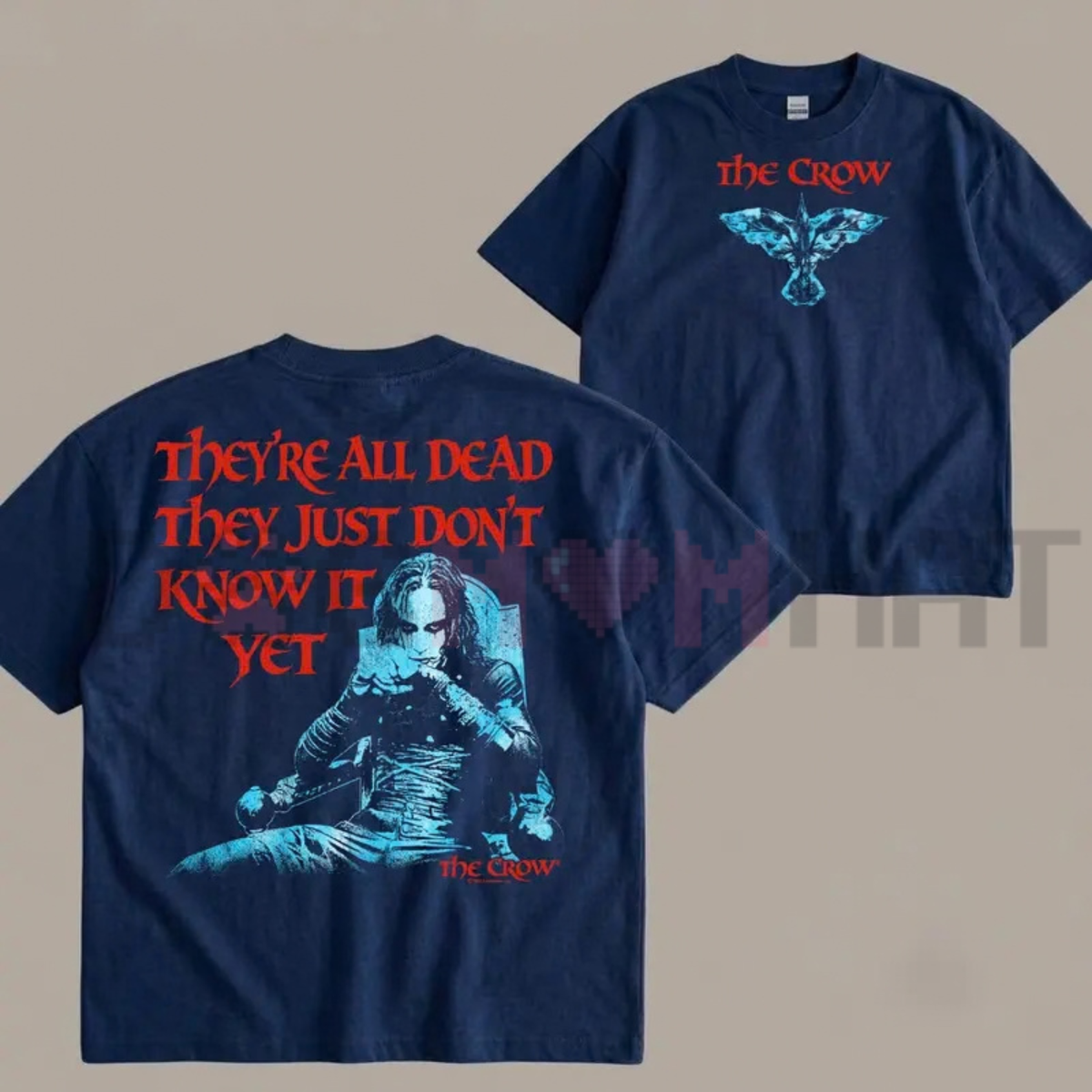 The Crow They're All Dead Vintage Graphic T-Shirt