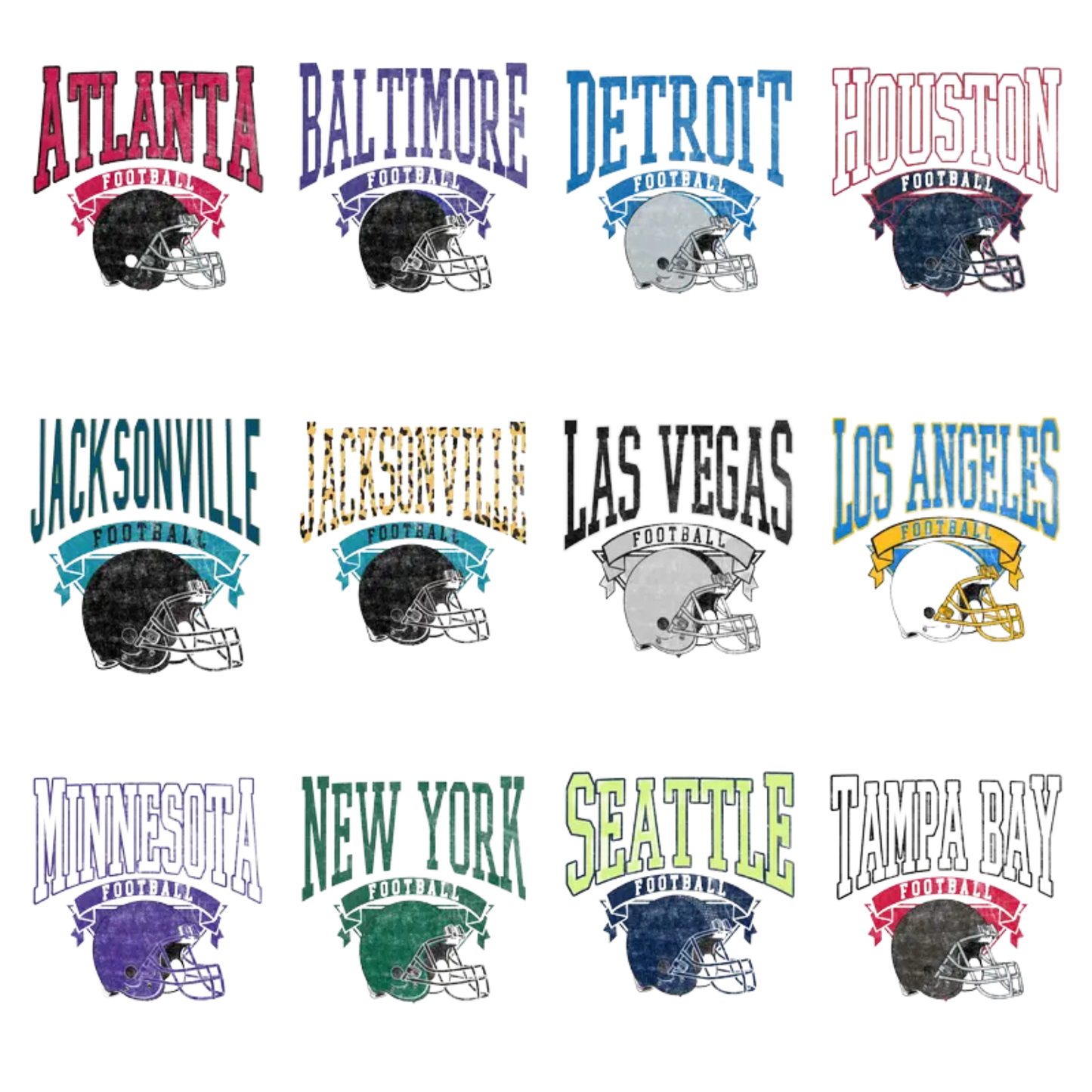 Vintage Football Hometown Team Sweatshirt - Retro Sports Sublimation Pullover