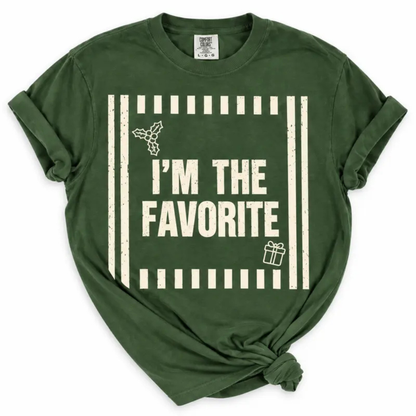 I'm The Favorite One Custom Friends Matching Christmas T-Shirt