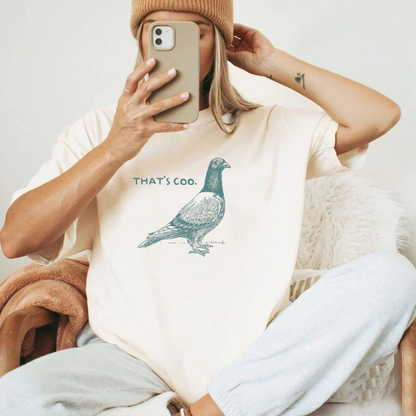 Parke Horizon Tee – "That's Coo" Funny Pigeon Bird Lover Graphic T-Shirt