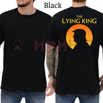 Savannah Parody Humor Graphic Tee - The Lying King Sarcastic Pure Cotton Unisex T-Shirt