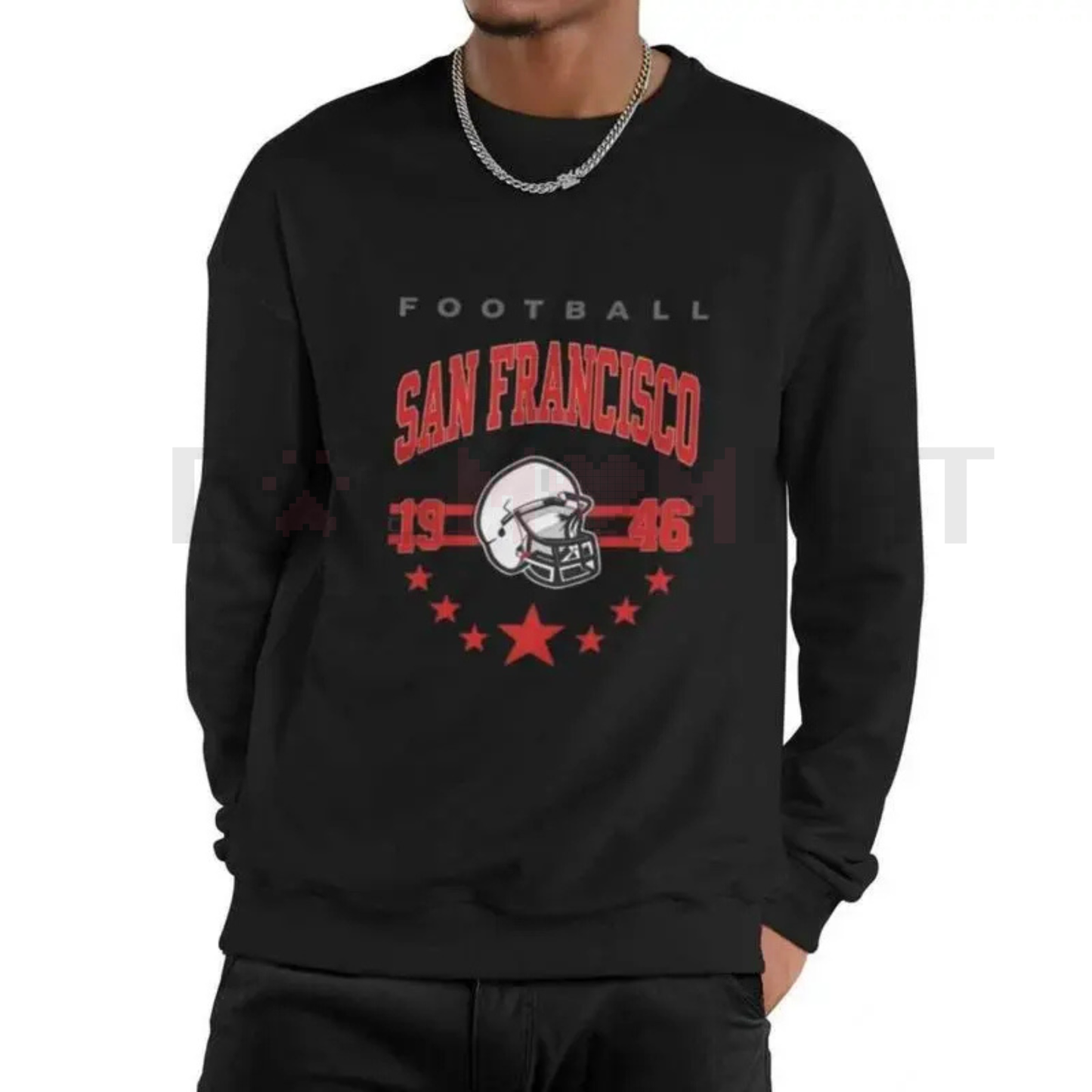 90s All Team Football Sweatshirt – Vintage 1960 Football Sweatshirt, Cowboy Sweatshirt
